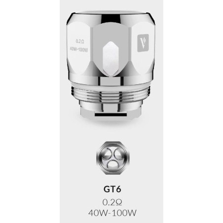 Coil - GT 6 Core 0.2 Ohm (40-100W) - Vaporesso