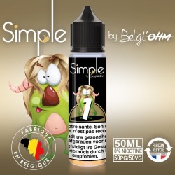50ML - Simple - No 1 - TPD BE by Belgi'Ohm